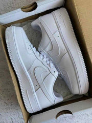Nikee Airforce 1 White Pure Leather Ua Quality womens 1075