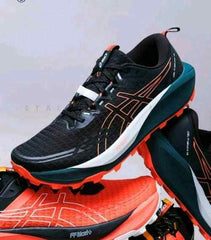 Asicss Gel Trabuco 13 Trail Black Nova Orange 1007