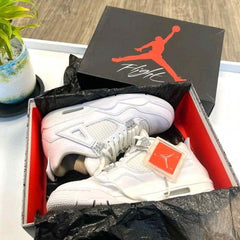Nikee Air Jordan Retro 4 Pure Money White 1267