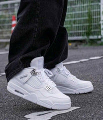 Nikee Air Jordan Retro 4 Pure Money White 1267