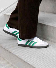 Adiidass SAMBA WHITE GREEN 665