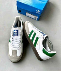 Adiidass SAMBA WHITE GREEN 665