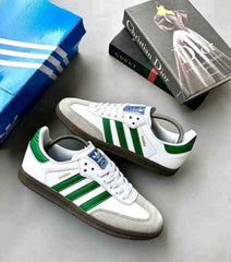 Adiidass SAMBA WHITE GREEN 665