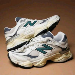 New Balancee 9060 Logo Patch White Grey 1217