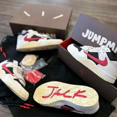 Air Jordan Travis Scott X Jordan Jumpman Jack University Red Semi UA QUALITY