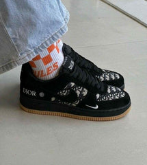 Nikee Airforce 1 Low Diorr Black 2381