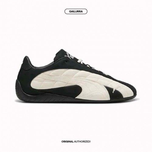 Pumaa Speedcat Plus Quilted Black Frosted Ivory 684