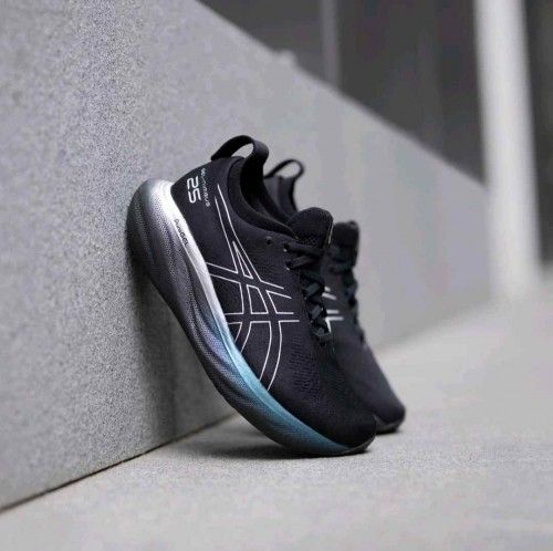 Asiccss Gel Nimbus 25 PLATINUM BLACK