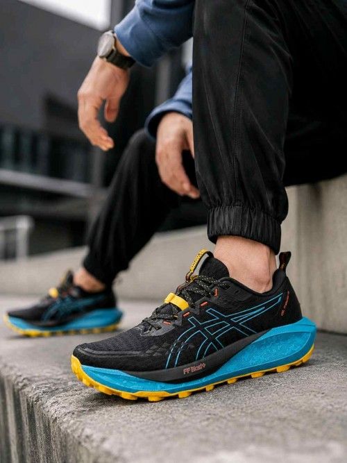 Asicss Gel Trabuco 13 GTX Black Atlantis Blue 2666