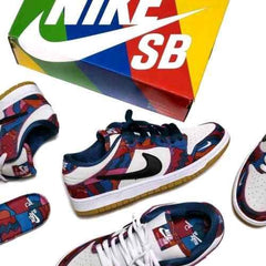 Nikee sb dunk low x parra 111