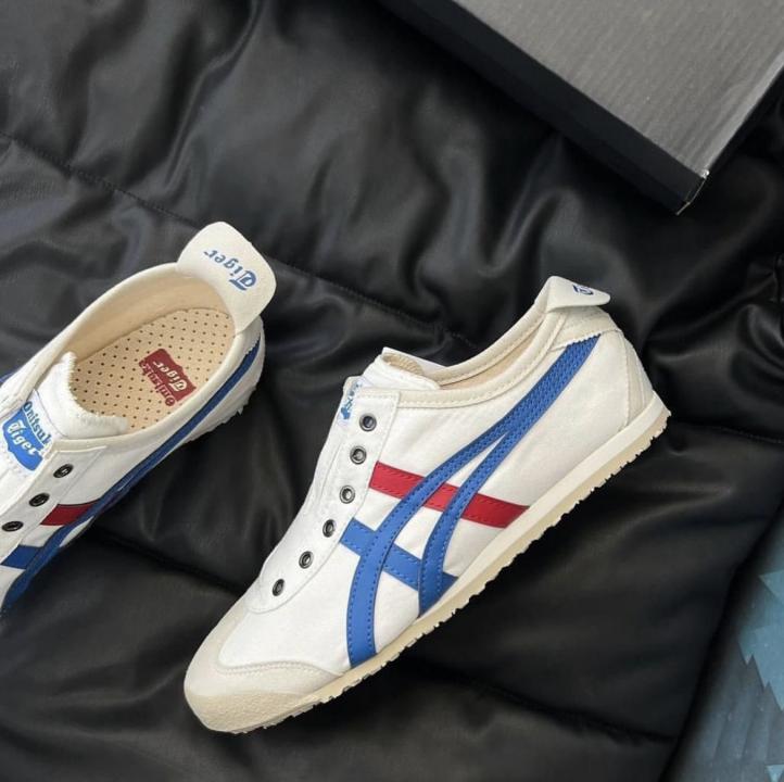 Onitsuk.a Tiger Mexico 66 Slipon White Blue Red
