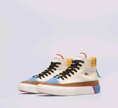 Lacosttee Gripshot High-Top White Brown 6179