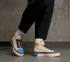 Lacosttee Gripshot High-Top White Brown 6179