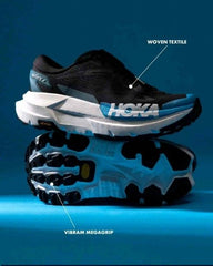 Hoka Mafate X Trail Runners Black Skyward Blue