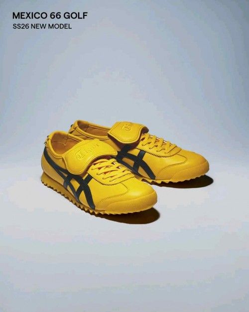 Onitsukaa Tiger Mexico 66 Golf Yellow Black