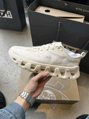 On Running Cloud X Kith K-Tech 1 Tofu Cream Womens 1286