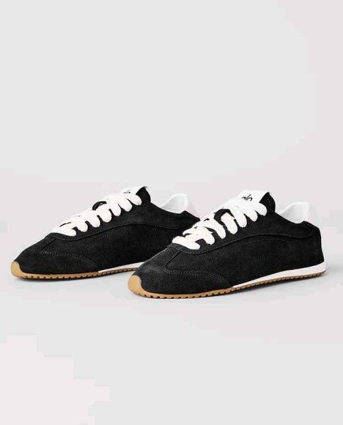 Alo Yoga Sunset Suede Sneakers Black