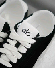 Alo Yoga Sunset Suede Sneakers Black
