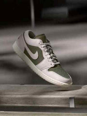 E air jordan retro 1 low medium olive