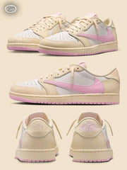 Travis Scott X Air Jordan 1 Low OG Shy Pink Semi Ua 760