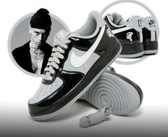 Nikee AirForce 1 07 x Syna Black and Light Smoke Grey