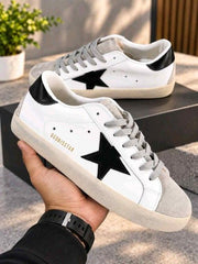 Golden Goose Super Star sneaker White leather Black Star Suede inserts 6208