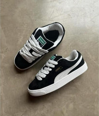 PUMMAA SUEDE XL BLACK WHITE FIX