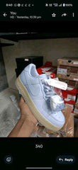 Nikee AirForce nocta 1 Low SP Palest Purple Cobalt Tint Silver