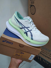 Asicss. magic speed 4 white blue expanse