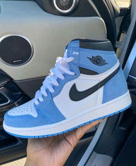 Nik Air Jordan Retro 1 High Univer Blue SEMI UA