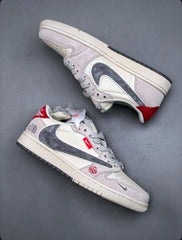 Nik Air Jordan 1 Low X Travis Scott X North Face