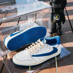 Air jordan retro 1 x travis scott fragment heat no plastic cover