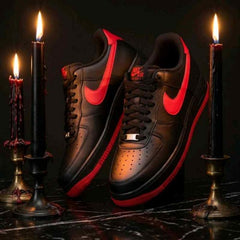 Nikee Airforce 1 Low 07 University Red Black 2624