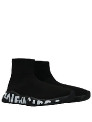 Balenciagaa Speed Runners Graffiti Black