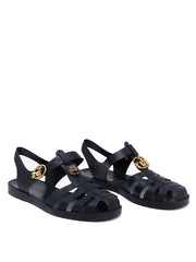 Guccii Rubber Buckle Strap Sandle 10A